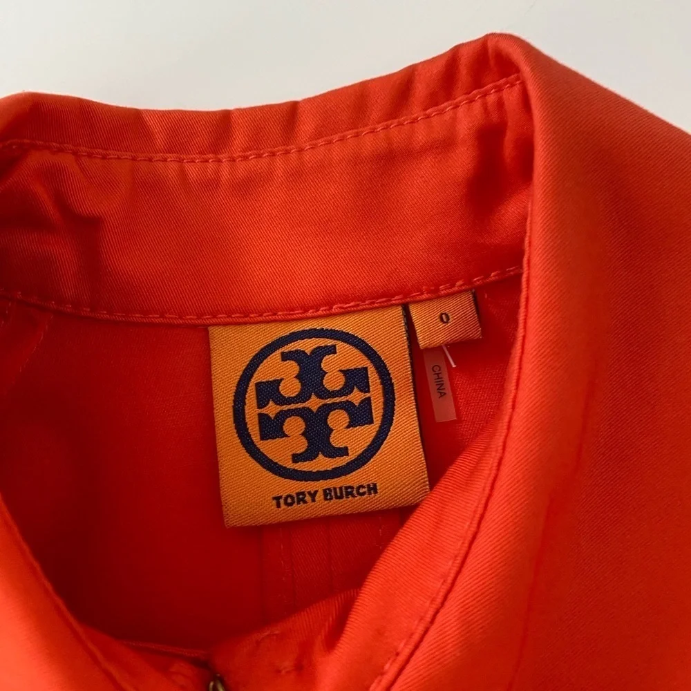 Tory Burch Curtis jacket in Poppy, Sz. 0